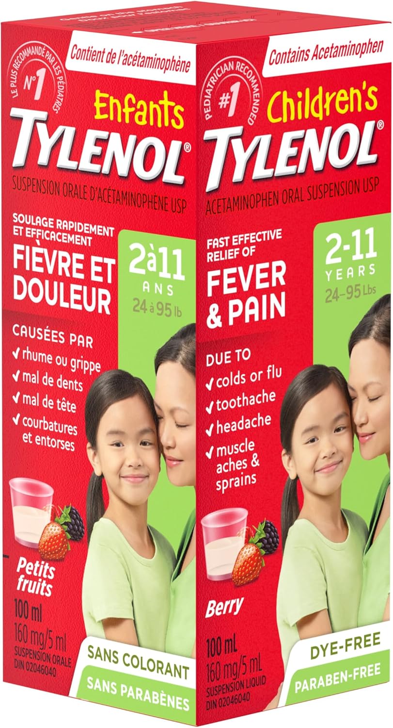 Tylenol Children’s Medicine | TYLENOL® | 100mL(different flavours)