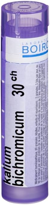 Kalium bichromicum 30ch | Boiron® | Each tube contains 4 g (approximately 80 pellets)