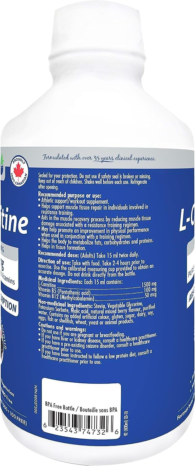 Platinum Nutri L-Carnitine 1500 mg | Naka Platinum® | 600 ml (500+100 Free)