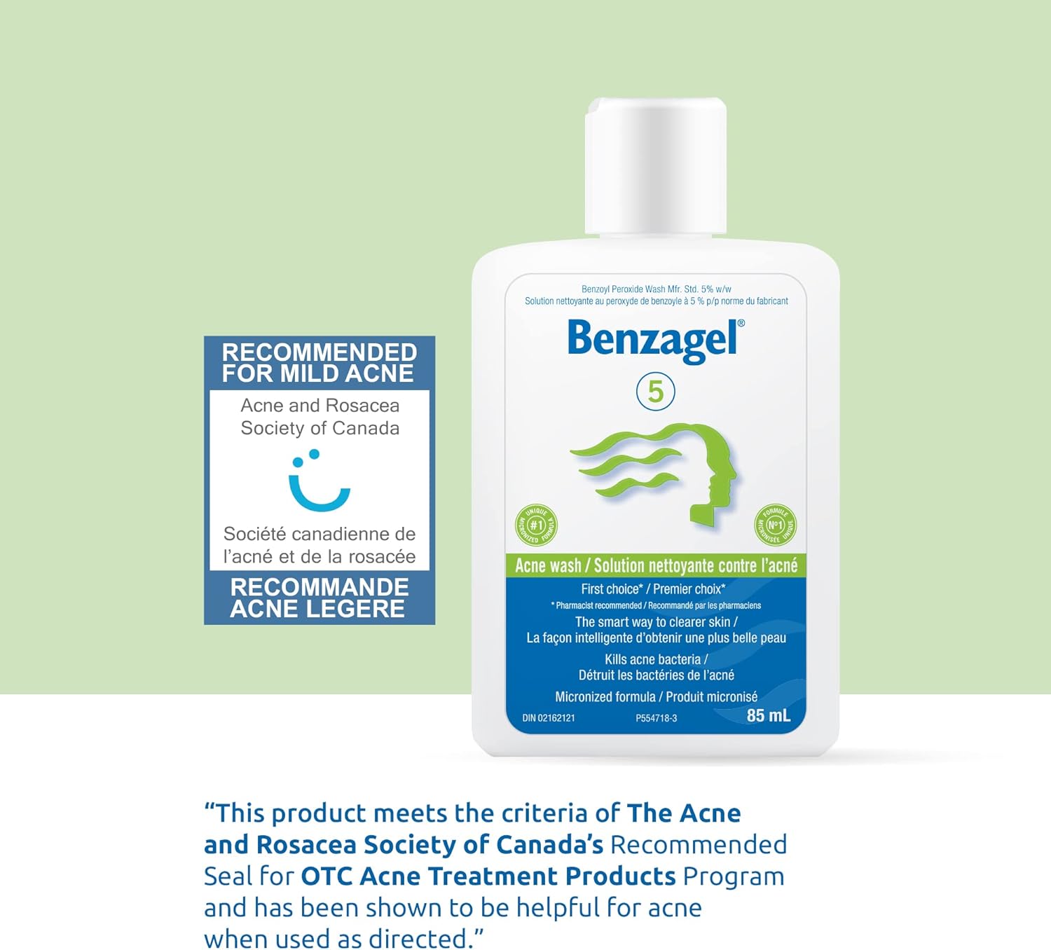 Acne Wash | Benzagel® | 85 mL