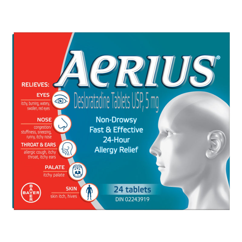 Aerius Allergy 5mg | AERIUS® | Different Size