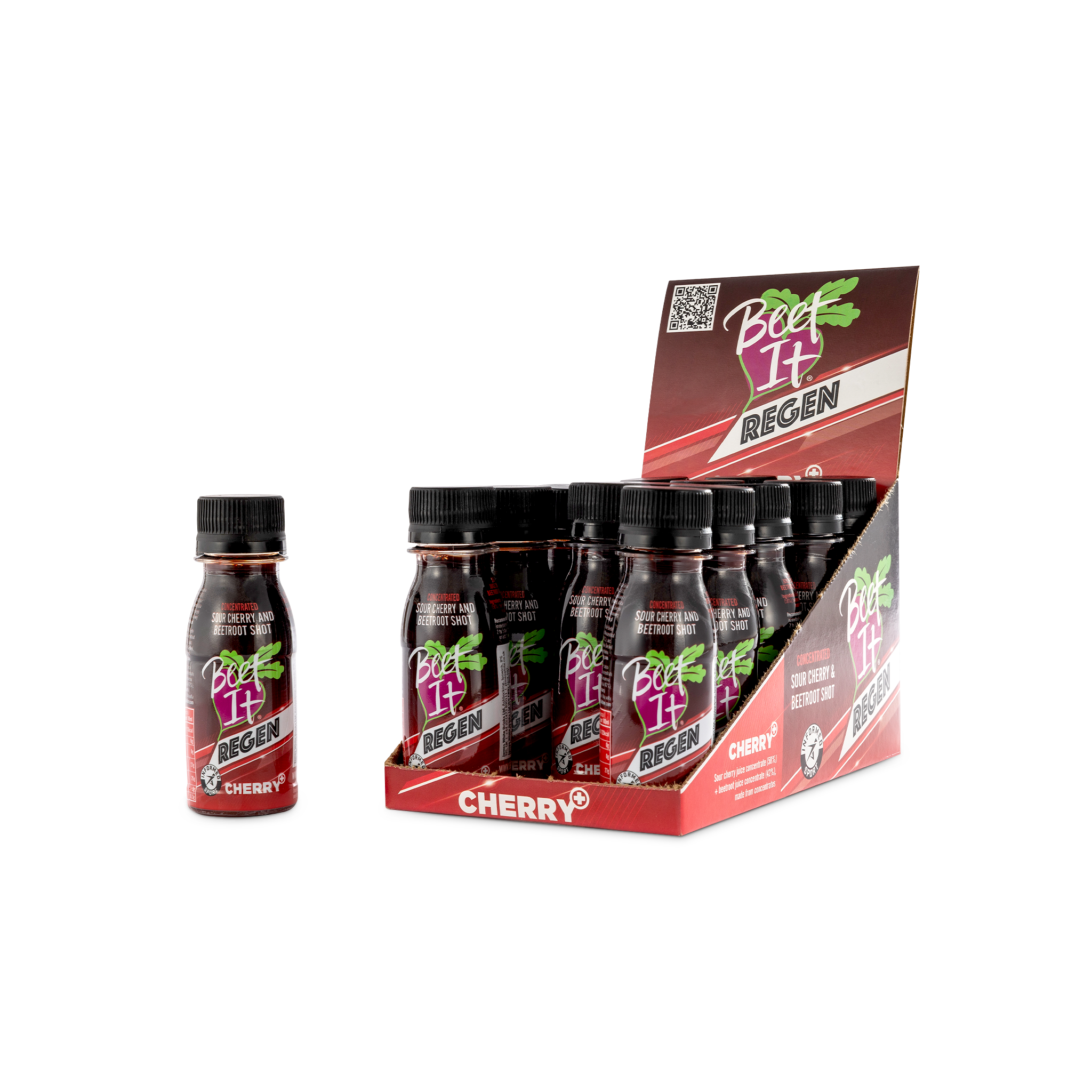 Beet It Regen Cherry+ - Box of 15 Shots