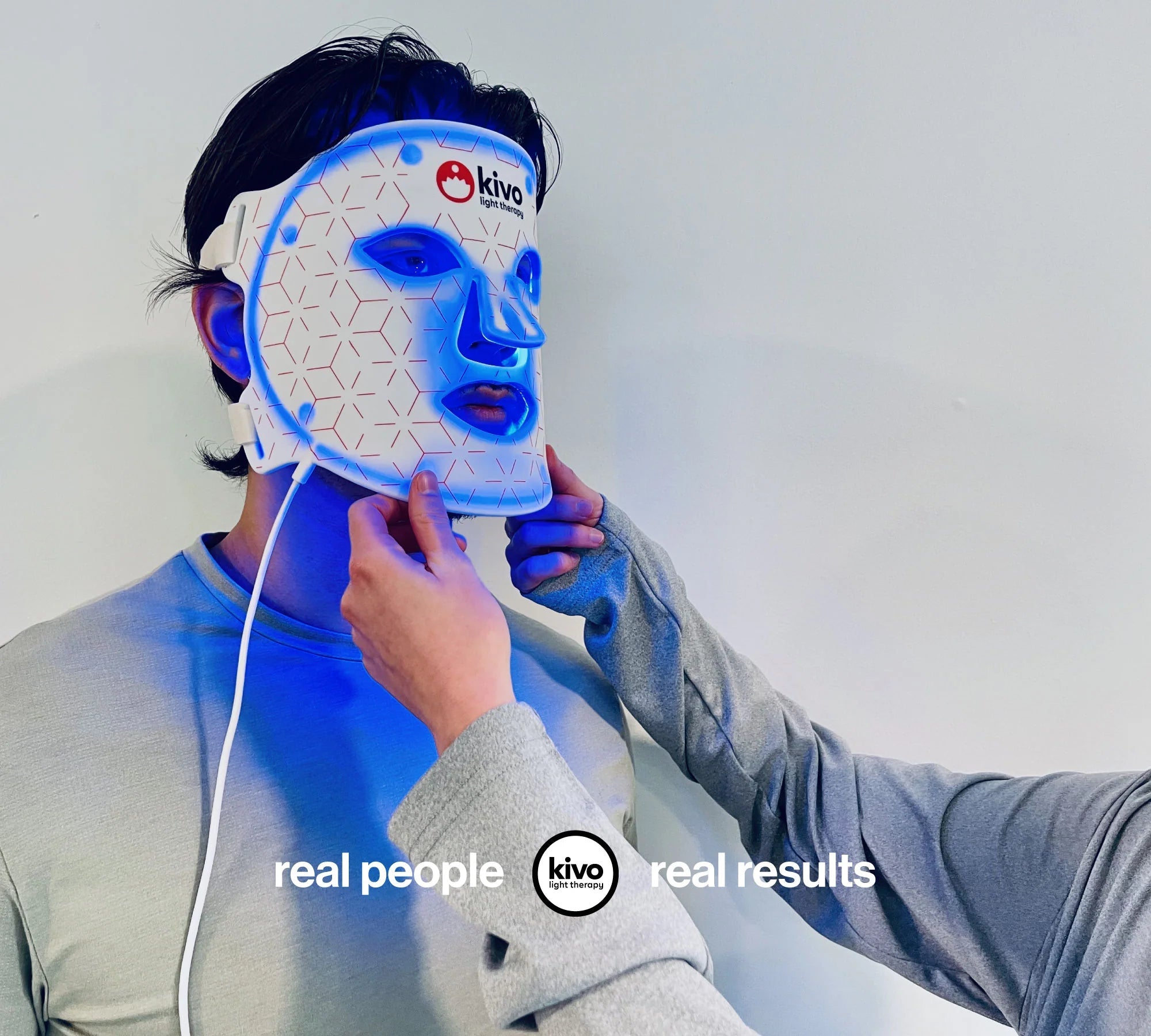 Kivo Elite Face: Red + Near InfraRed + Blue + Yellow Light Therapy Face Mask
