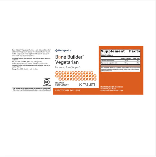 Bone Builder Vegetarian | Metagenics® | 90 Tablets