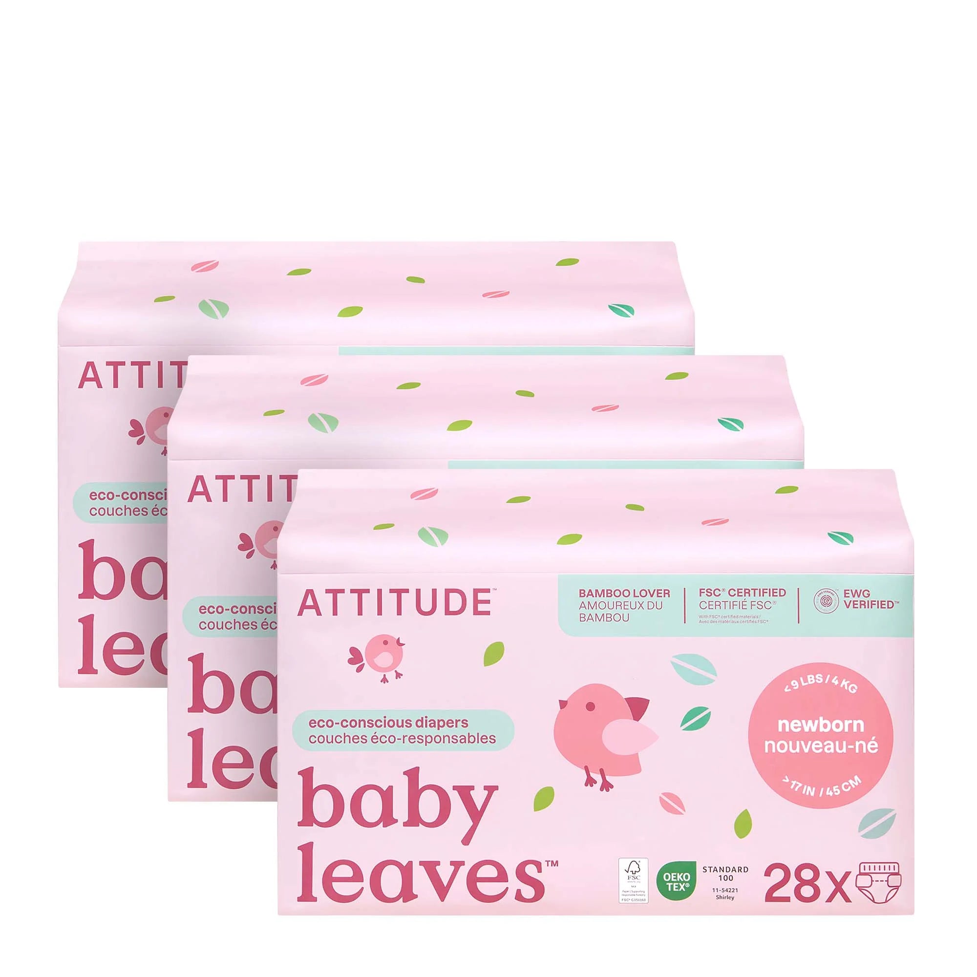 Baby Diapers | ATTITUDE® | Sizes 1–6