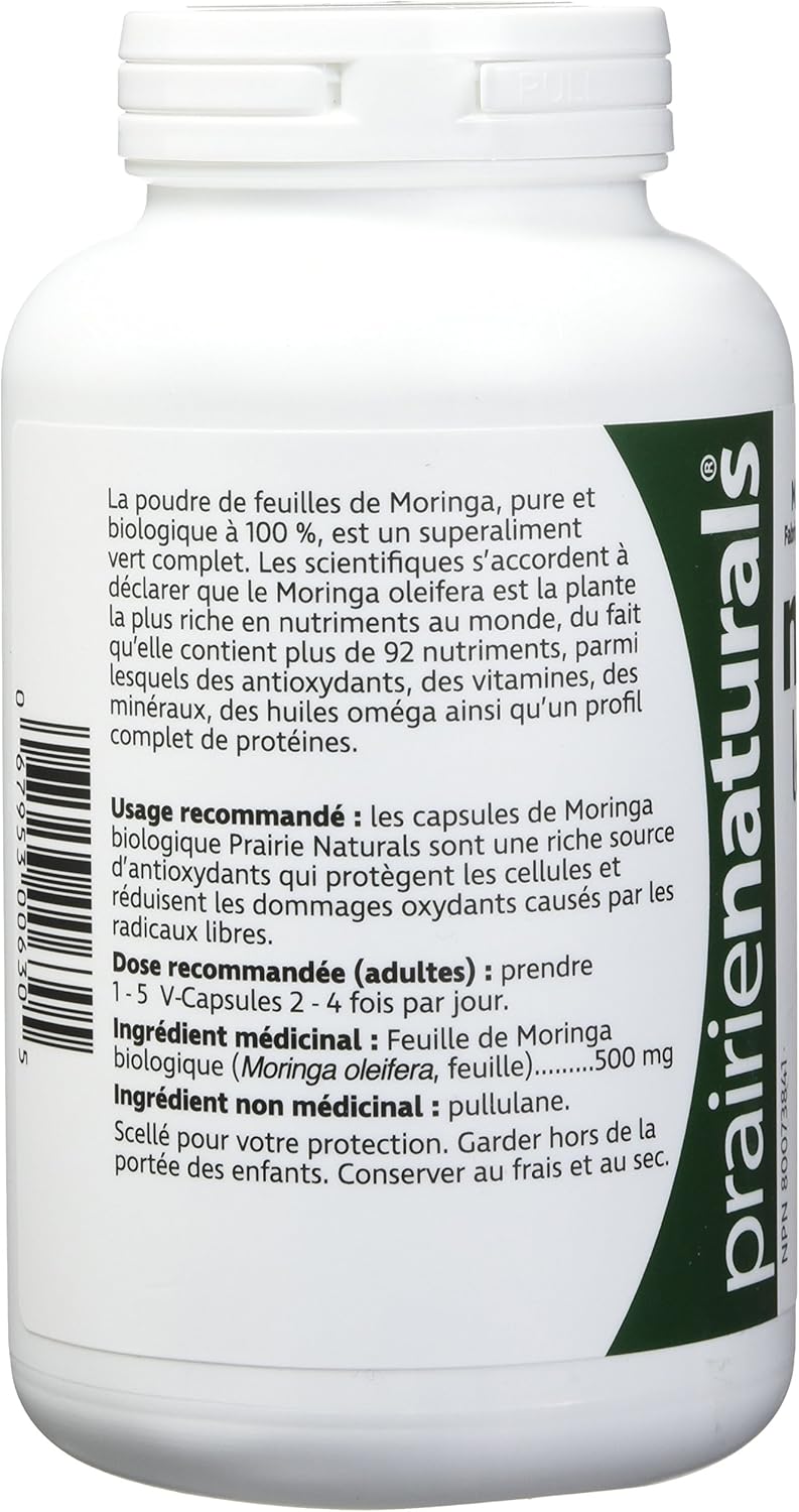 Organic Moringa Leaf | Prairie Naturals® | caps-Powder