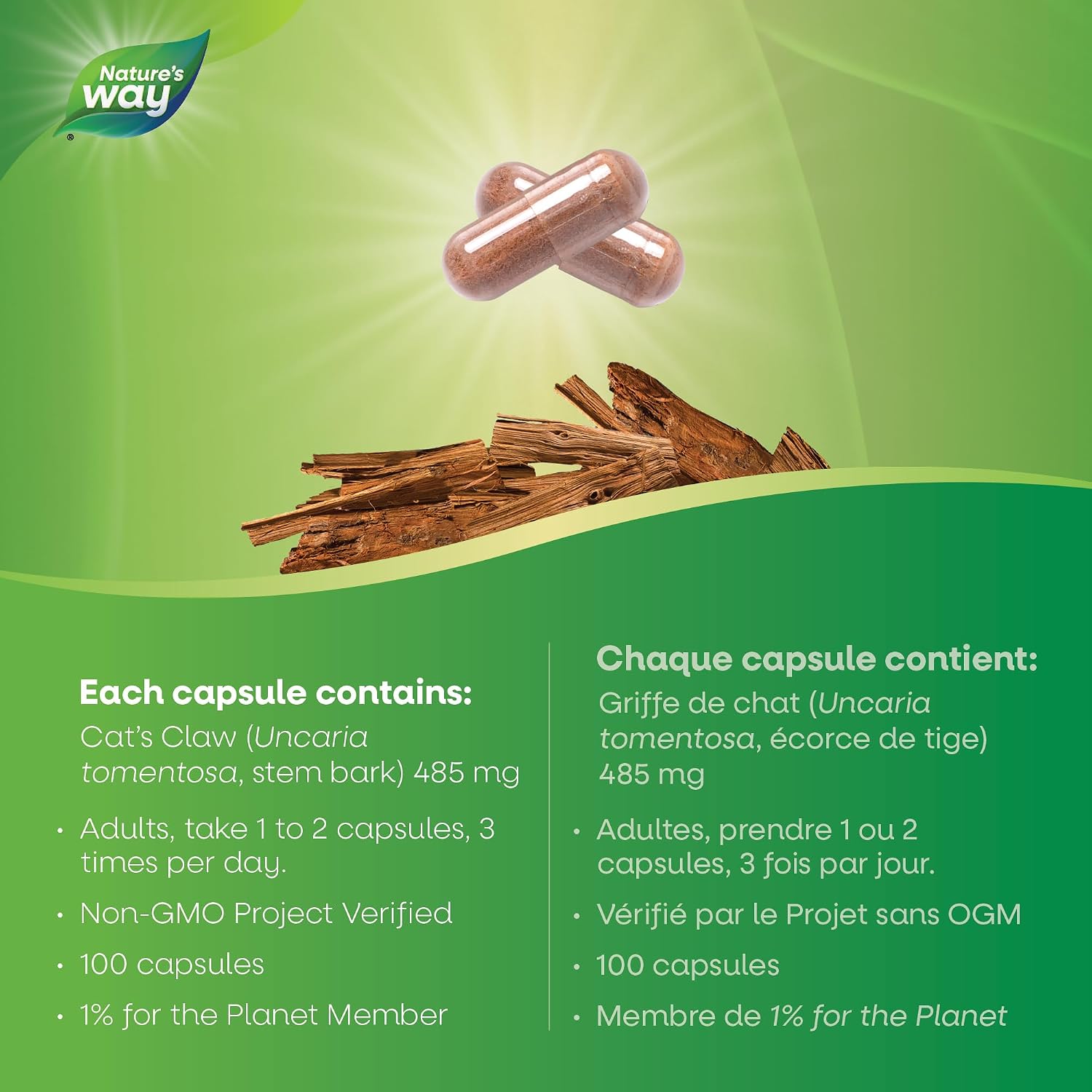 Cat's Claw | Nature's Way® | 100 Capsules