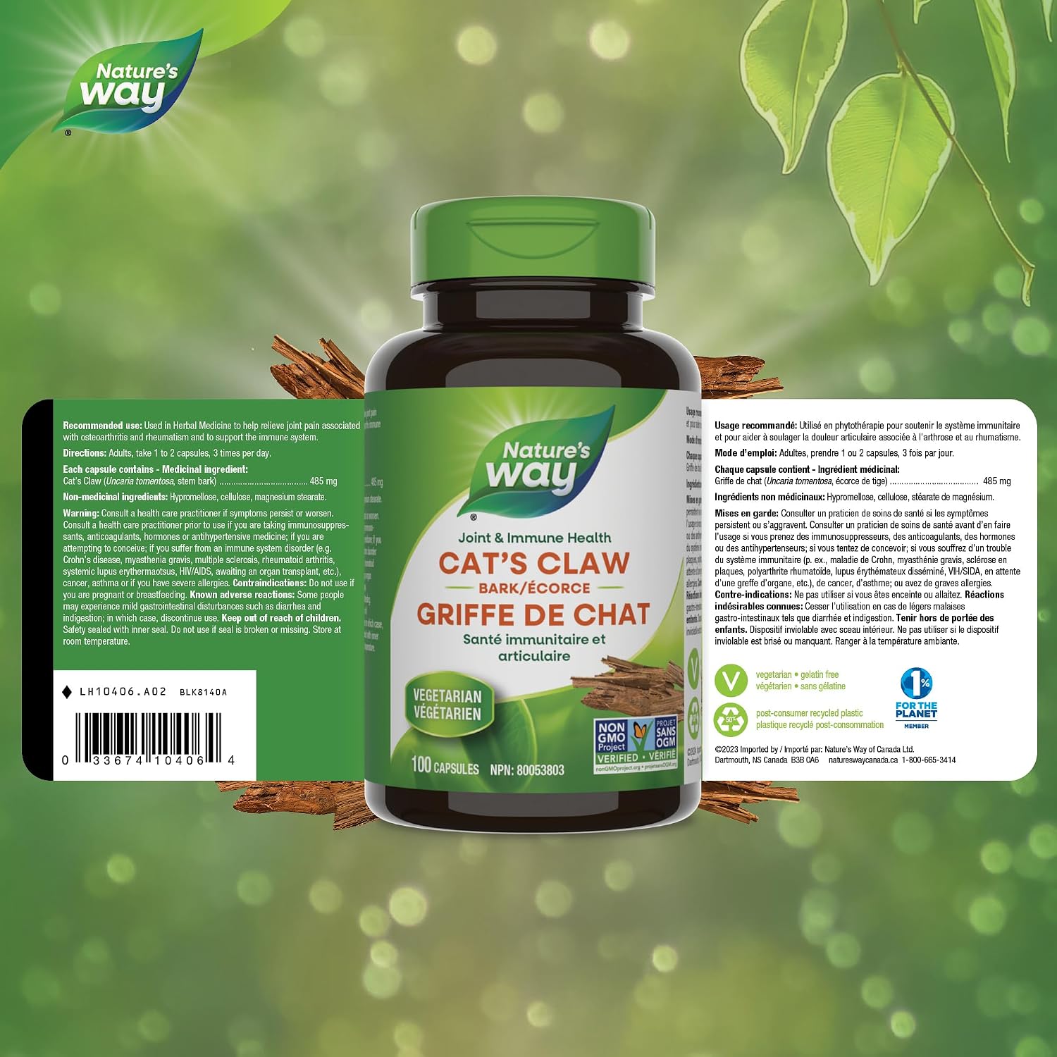 Cat's Claw | Nature's Way® | 100 Capsules