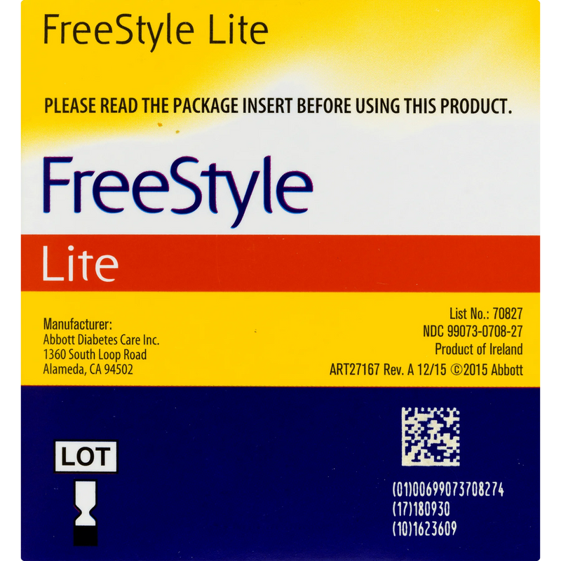 Lite Test Strips | FreeStyle | 100 Strips