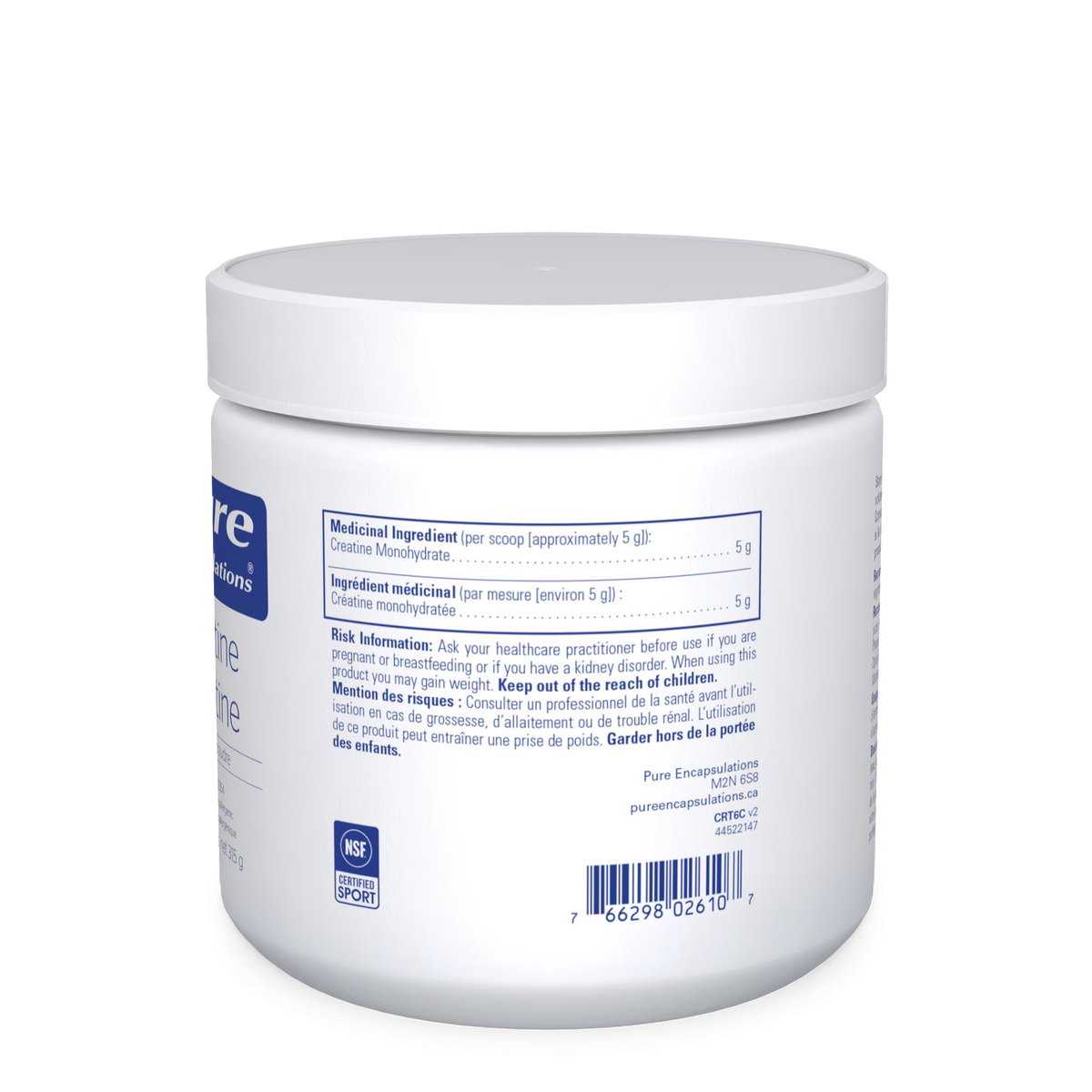 Creatine | Pure Encapsulations® | 315 g