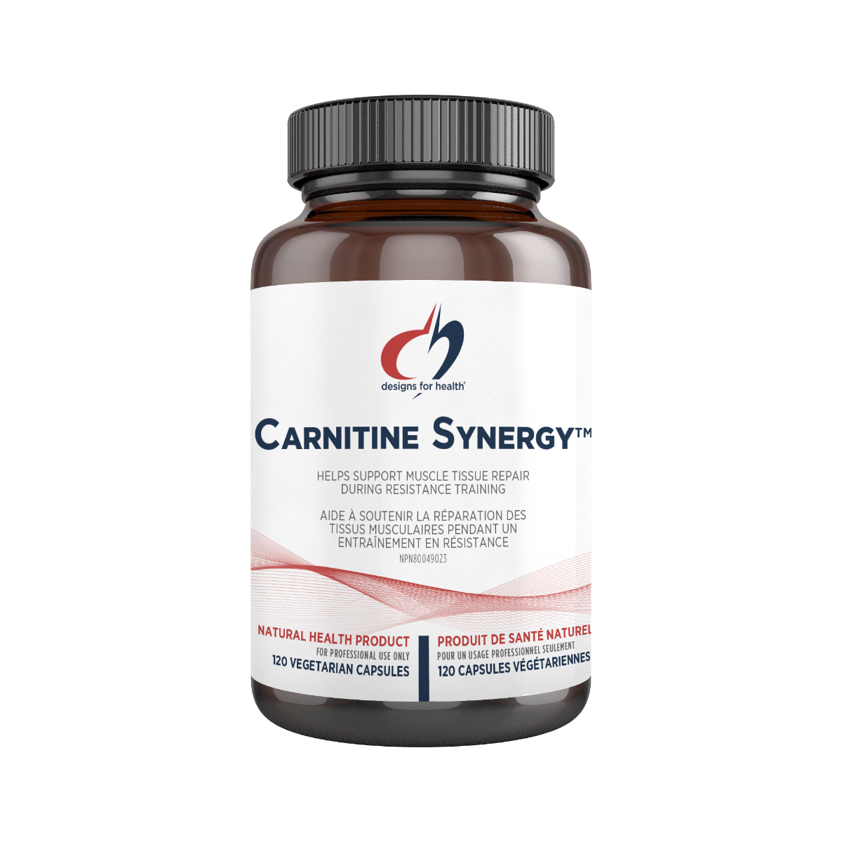 Carnitine Synergy™ by Designs for Health® – Dual Carnitine Energy & Metabolic Support | 120 Vegetarian Capsules