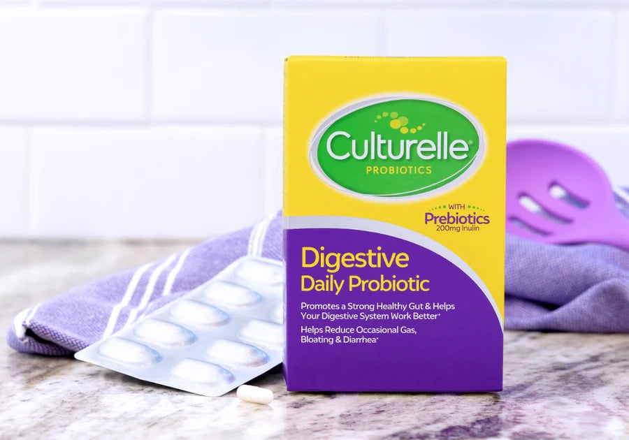 Digestive Daily Probiotic by Culturelle® – Gut Health, Bloating & Digestive Support | 30 Capsules