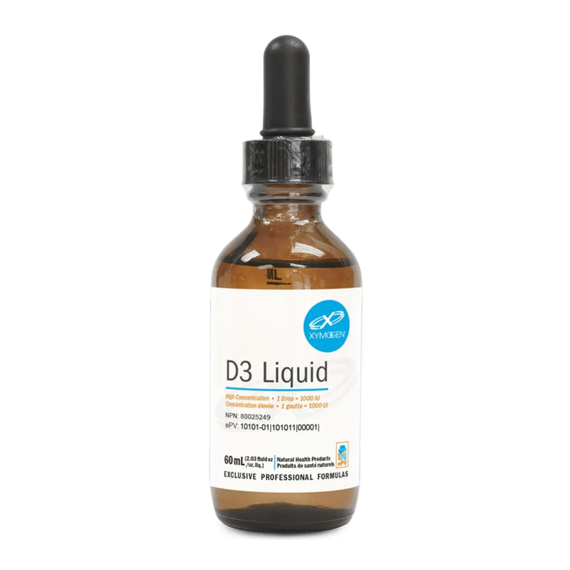 D3 Liquide | XYMOGEN® | 2,03 onces liquides