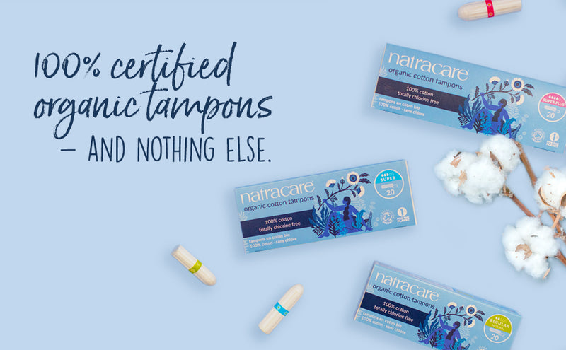 Organic Cotton Tampons | Natracare | Multiple Options