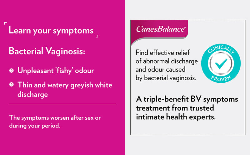 CanesBalance Bacterial Vaginosis Vaginal Gel Treat and Prevent | Canesten | 7 Single-Use Applicators