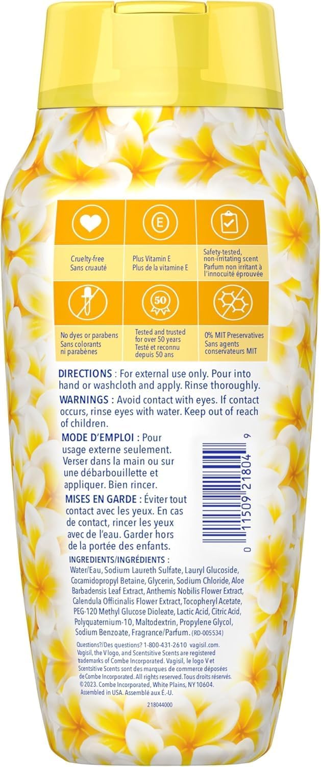 Feminine Wash for Intimate Areas and Sensitive Skin | Vagisil | 360mL