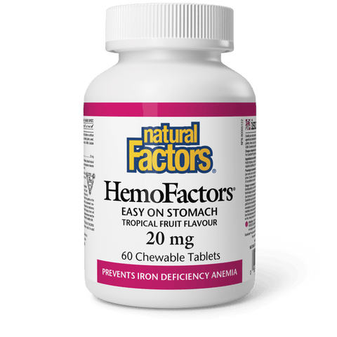 HemoFactors™ | Natural Factors® | 60 Chewable Tablets
