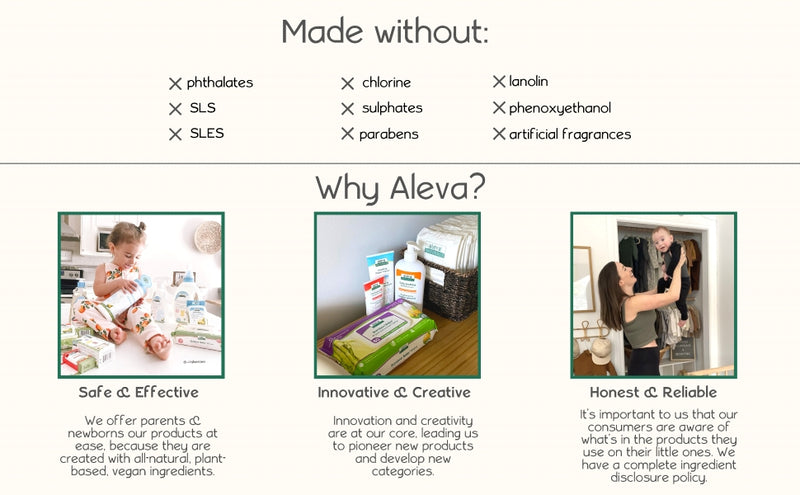 Bamboo Baby® Diapers | aleva® Naturals | Various Size