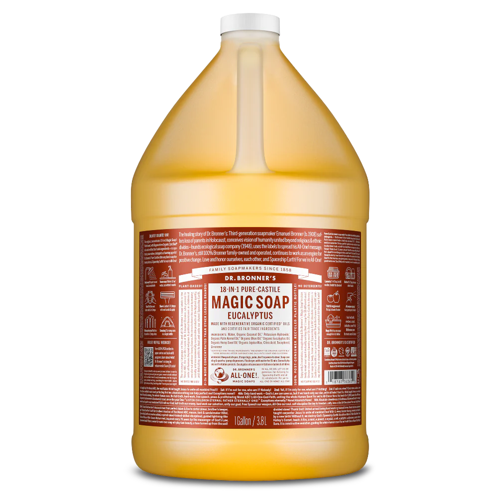Eucalyptus Pure-Castile Magic Soap | Dr. Bronner's | Various Sizes