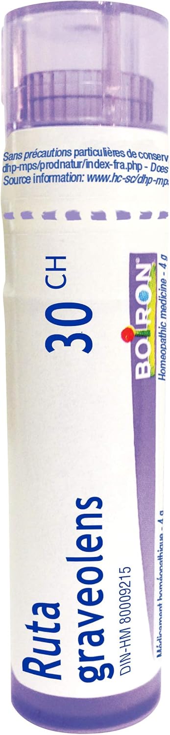 Ruta graveolens 30ch | Boiron® | Each tube contains 4 g (approximately 80 pellets)