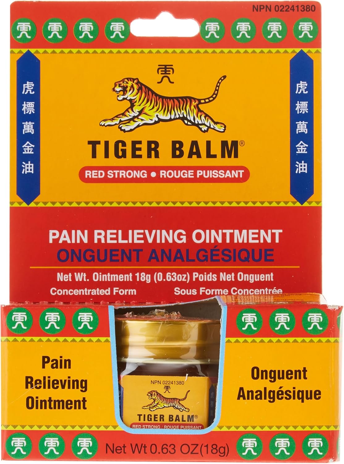 Tiger Balm Pain Relieving Red Extra Strength| Tiger Balm | 18 g