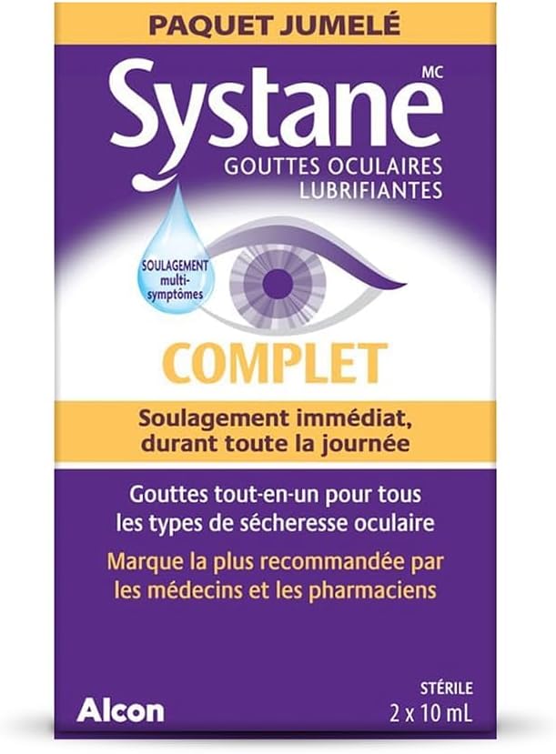 Lubricant Eye Drops For Dry Eyes|Systane Complete|2*10ml