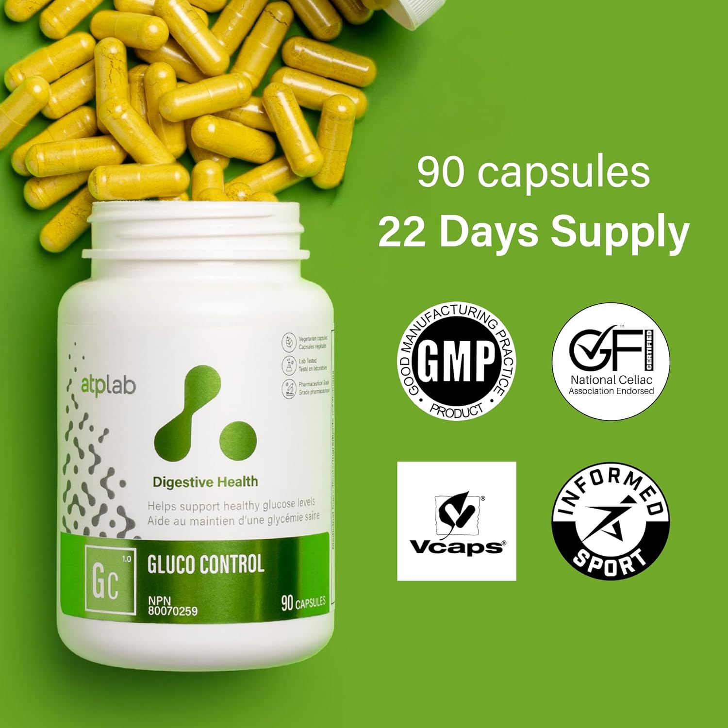 Gluco Control|ATP LAB|90 Capsule