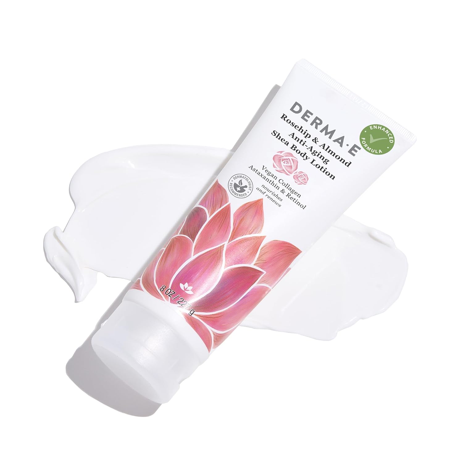 Rosehip & Almond Anti-Aging Shea Body Lotion | Derma E | 227 g