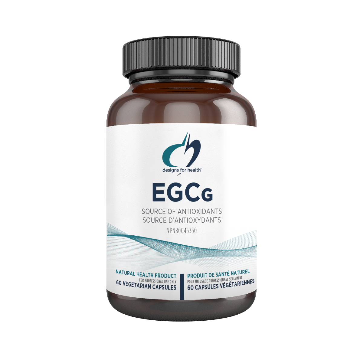 EGCG by Designs for Health® – 225 mg Decaffeinated Green Tea Extract | 60 Capsules