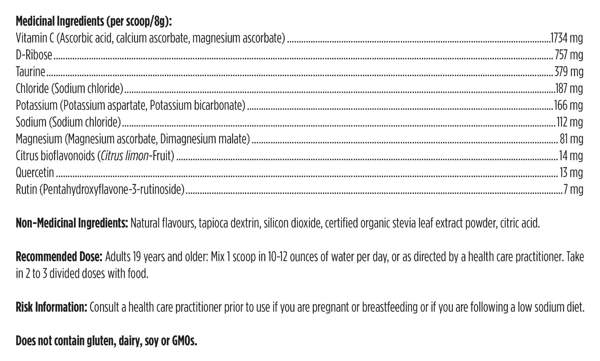 Electrolyte Synergy™ Powder | Designs for Health® | 240 g (8.5 oz)