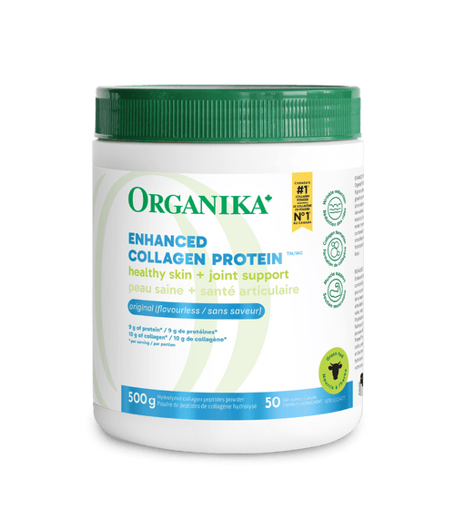 Enhanced Collagen Original Powder by Organika® – Skin, Hair, Joint & Gut Support | 250 g