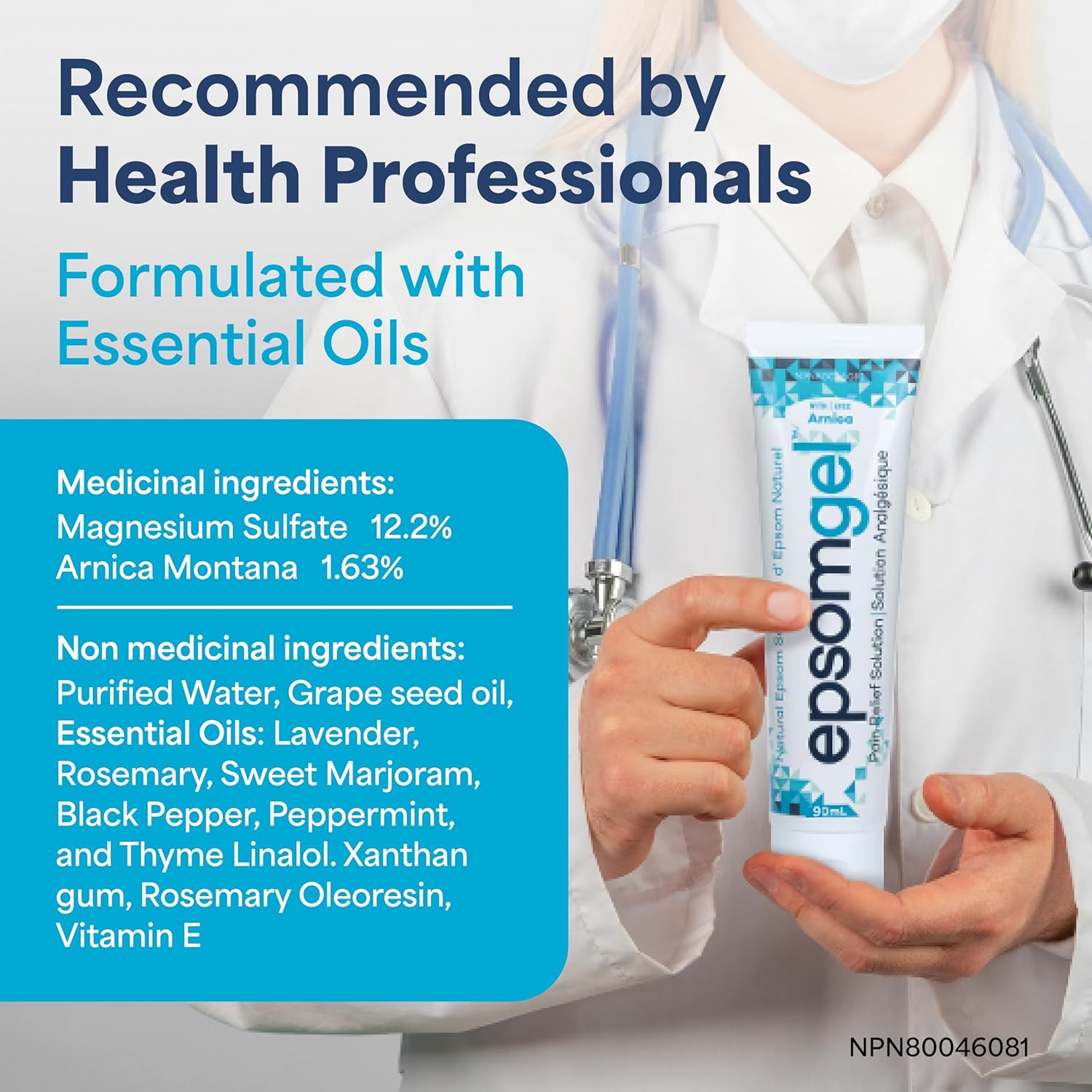 Pain Relief Solution | Epsomgel™ | 90 mL