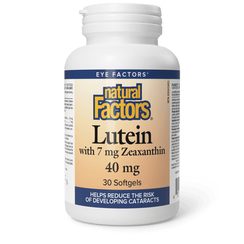 Lutein 40 mg | Natural Factors® | 30 or 60 softgels