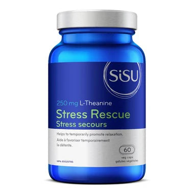 Stress Rescue with 250 mg L-Theanine| SISU | 60 Veggiecaps