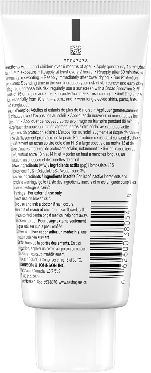 Sunscreen Lotion for Acne-Prone SkinSPF 50 UVA/UVB Protection| Neutrogena® |88ml