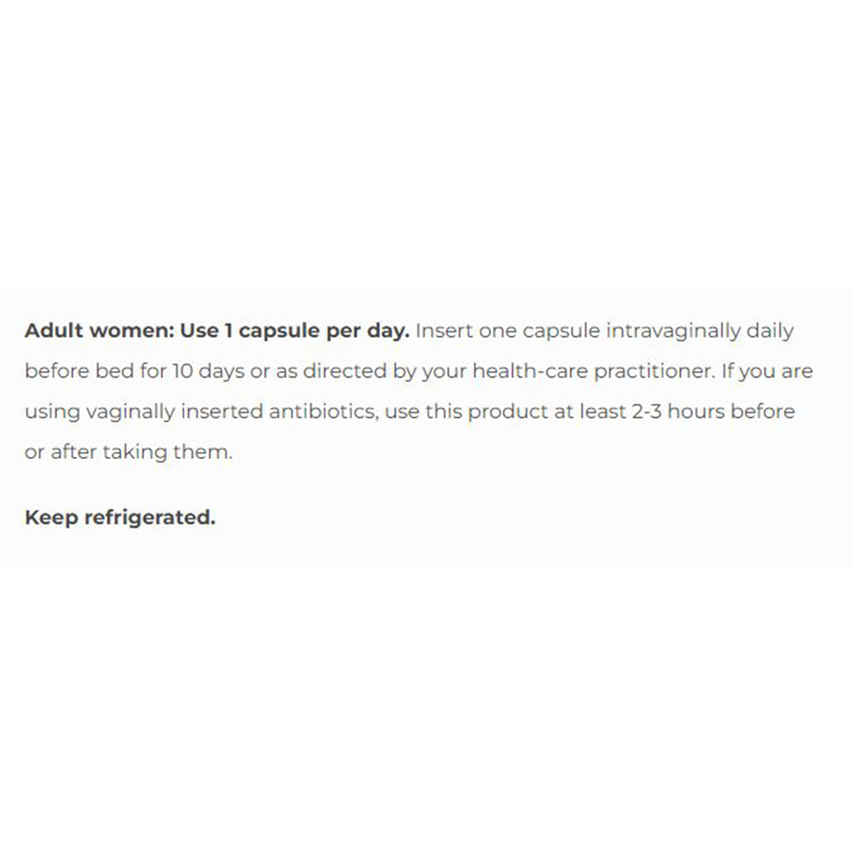 Flora SAP  | NFH® | 10 Suppository Capsules