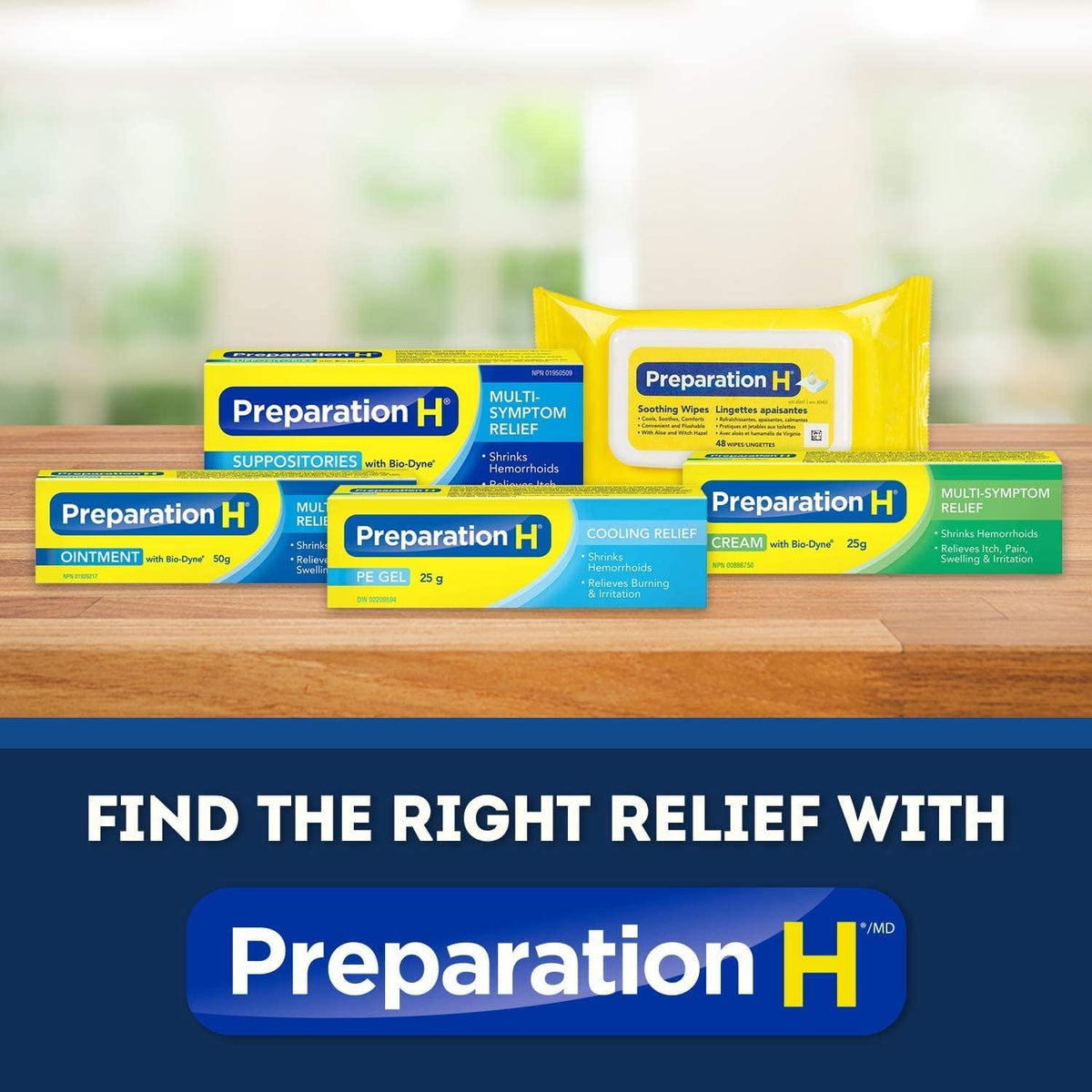 Cooling Hemorrhoid Relief PE Gel with Phenylephrine and Witch Hazel | Preparation H | 25g Tube