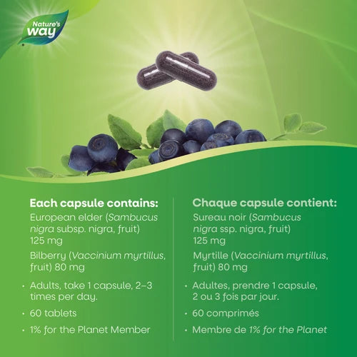 Bilberry | Nature's Way® | 60 Vegetable Capsules