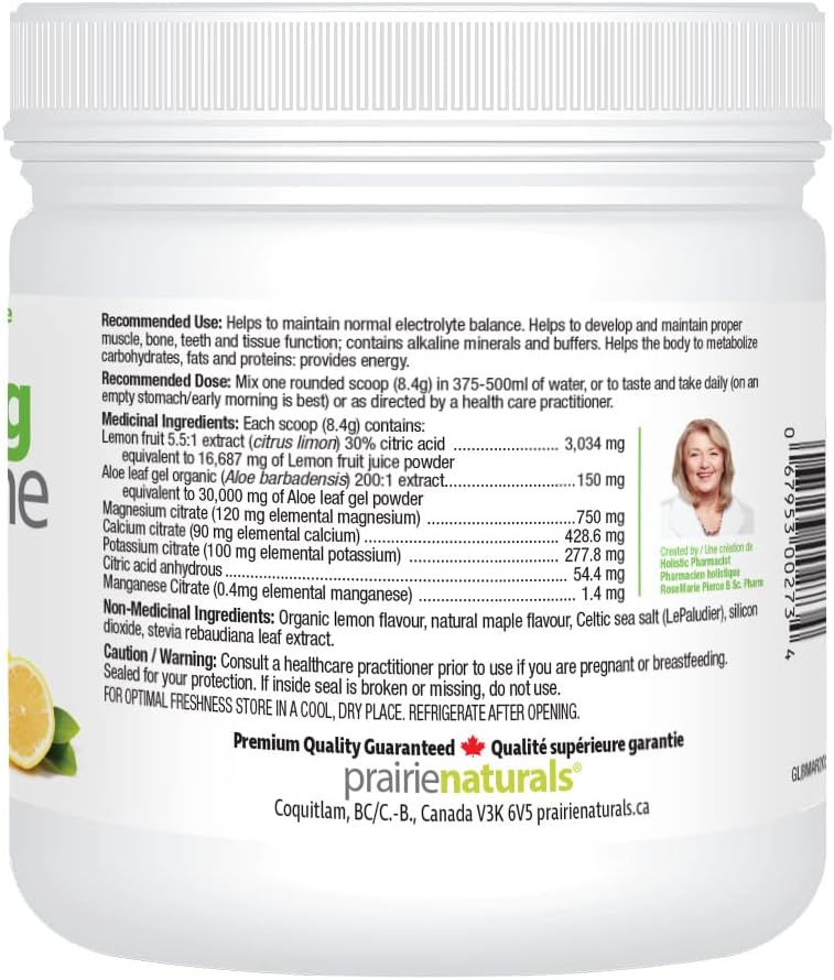 Morning Rise & Shine pH Balancing Drink Mix | Prairie Naturals® | 252 Gram