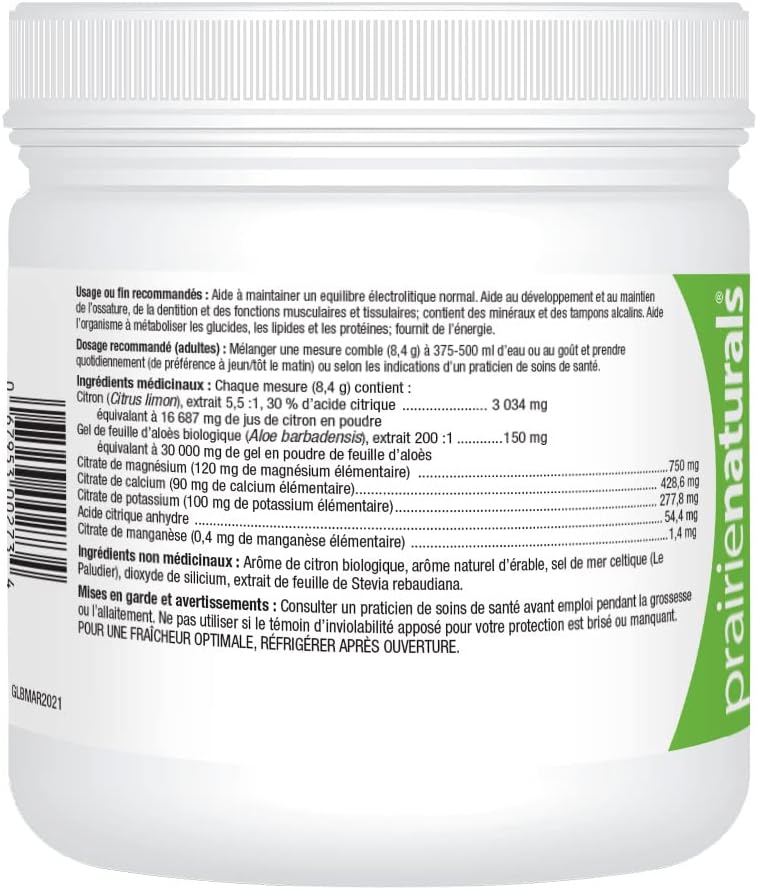 Morning Rise & Shine pH Balancing Drink Mix | Prairie Naturals® | 252 Gram