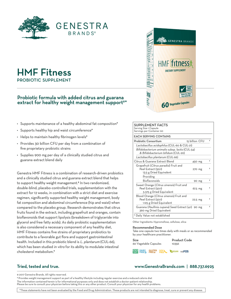 HMF Fitness | Genestra Brands® | 60 Capsules