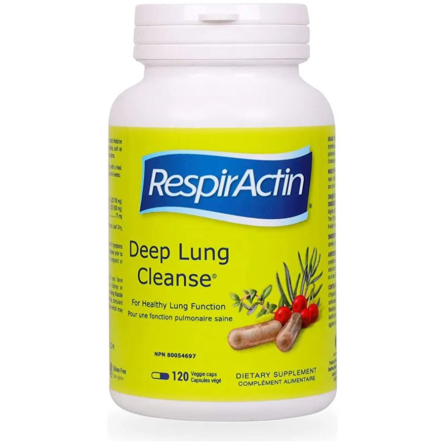 Deep Lung Cleanse|RespirActin|120 vcaps