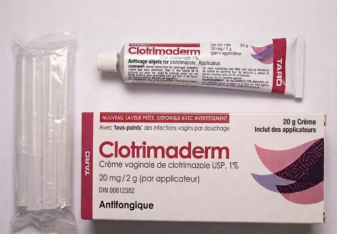 Clotrimaderm Vaginal Cream 1% by TARO – Clotrimazole Cream for Vaginal Yeast Infection Relief | Multiple Sizes