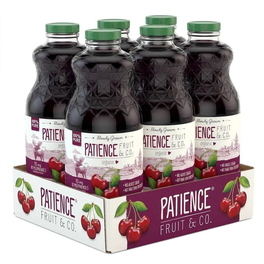 Org Pure Tart Cherry Juice |  PATIENCE FRUIT & CO. | 946 mL