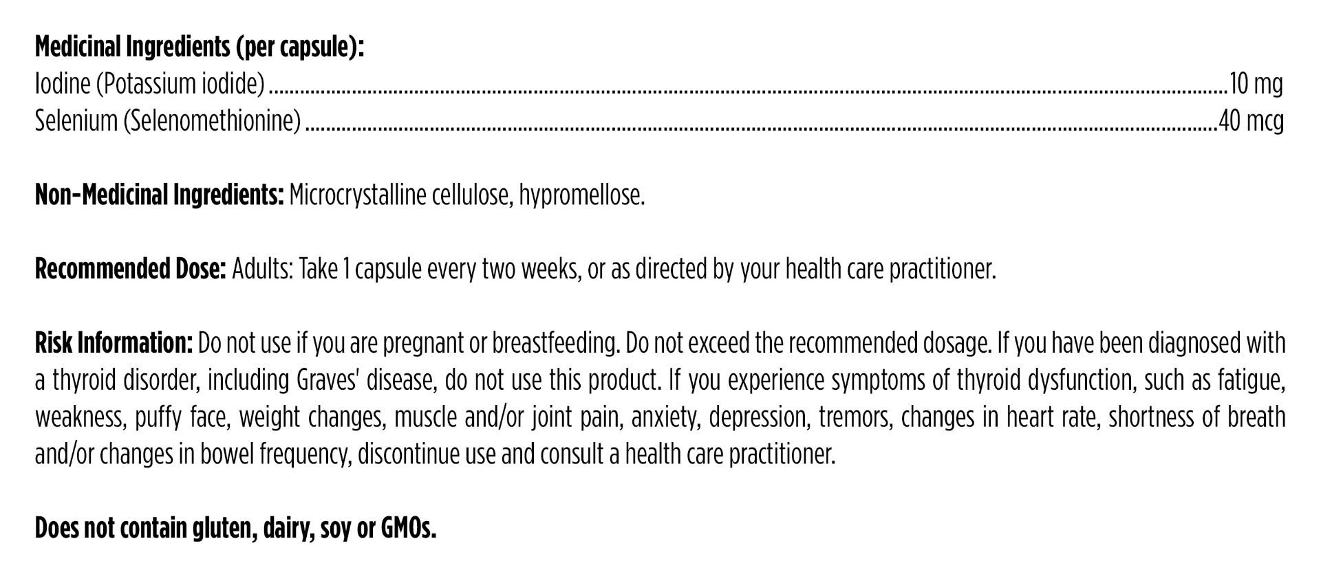 Iodine Synergy ™ | Designs for Health® | 120 Vegeterian Capsules