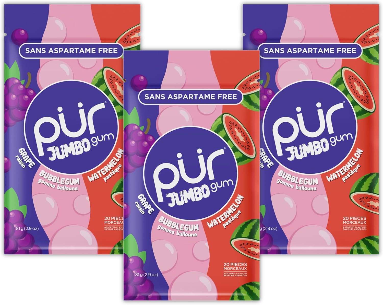 Jumbo Gum|Jumbo Gum|variety of flavours