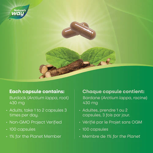 Burdock Root | Nature's Way® | 100 Capsules