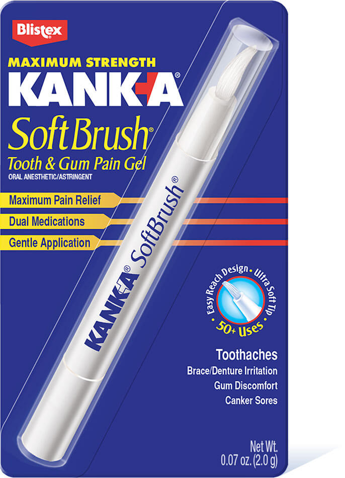 SoftBrush® Tooth & Gum Pain Gel | Kank-A® | 0.07 oz. (2.0 g)