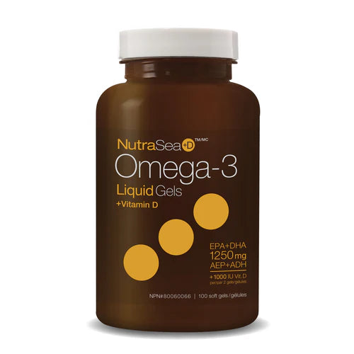 Omega 3 + Vitamin D3 | NutraSea® | 60, 100 or 150 Softgels