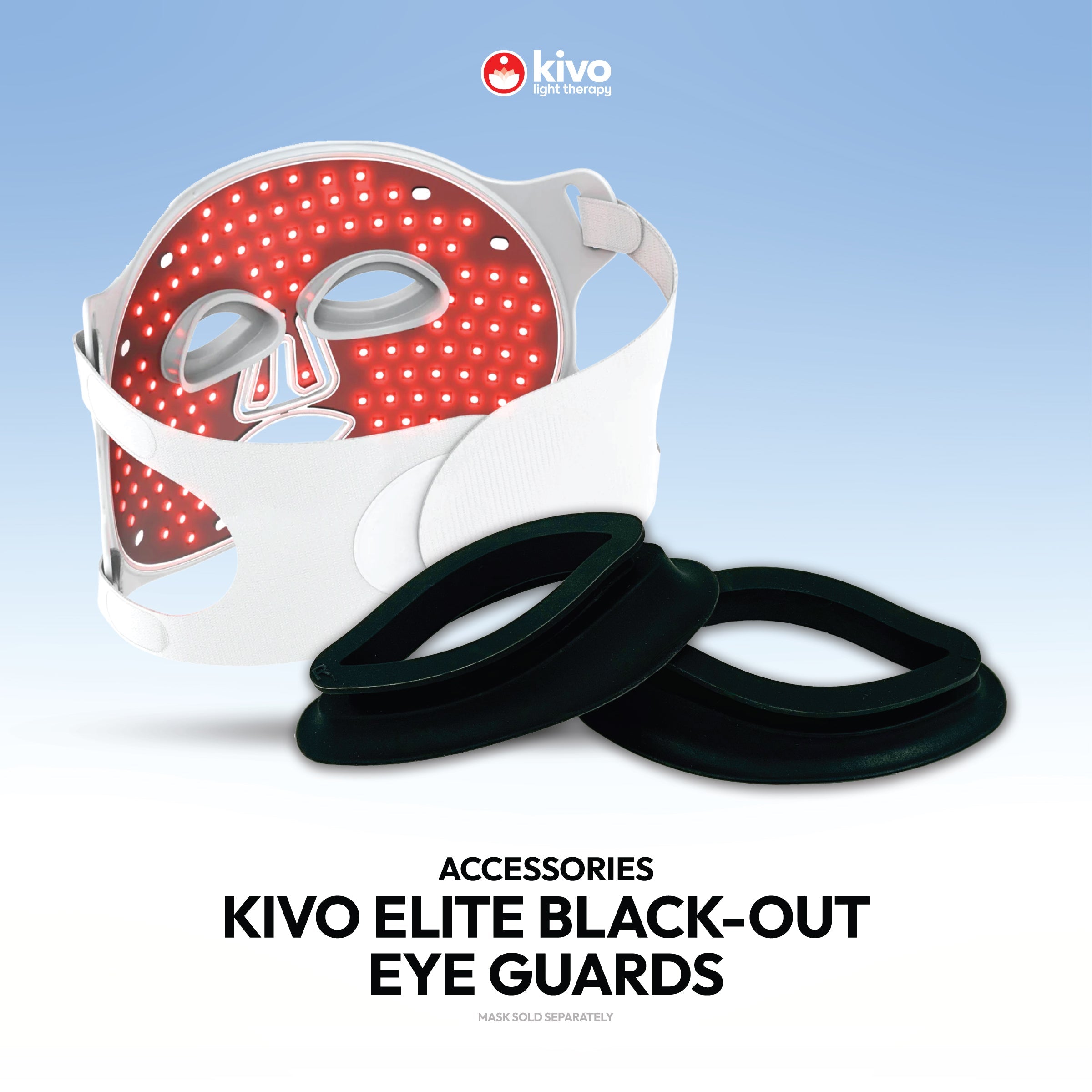 Kivo Elite Face: Red + Near InfraRed + Blue + Yellow Light Therapy Face Mask